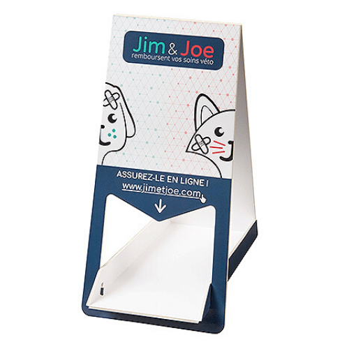 Porte flyer carton original santé vétéri