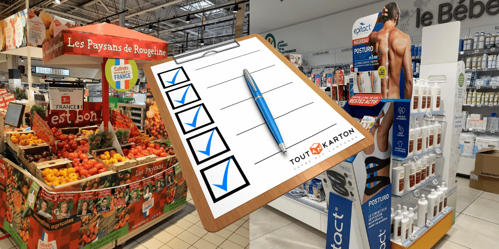 Checklist briefing PLV carton sur mesure