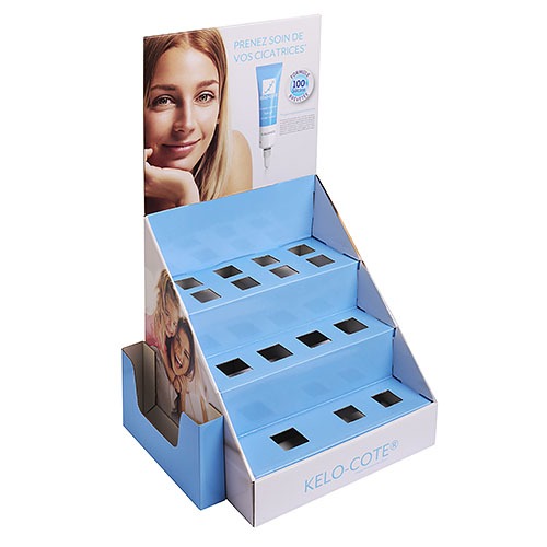 plv comptoir carton pharmacie