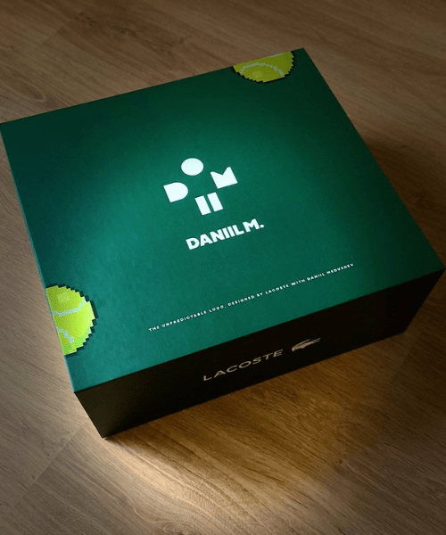 coffret lancement co- branding sport tennis