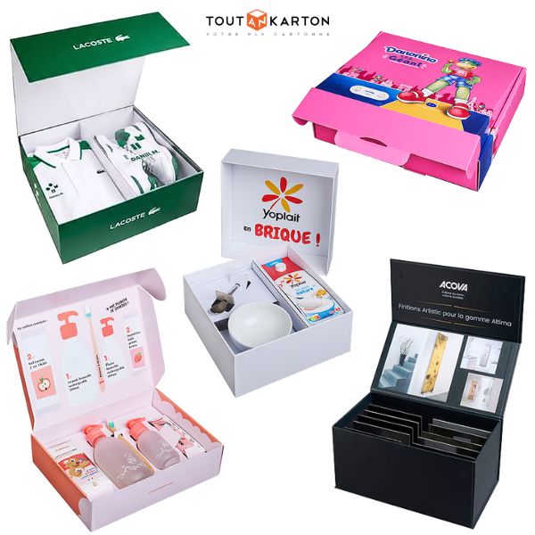 boîtes coffrets carton personnalisés sur mesure