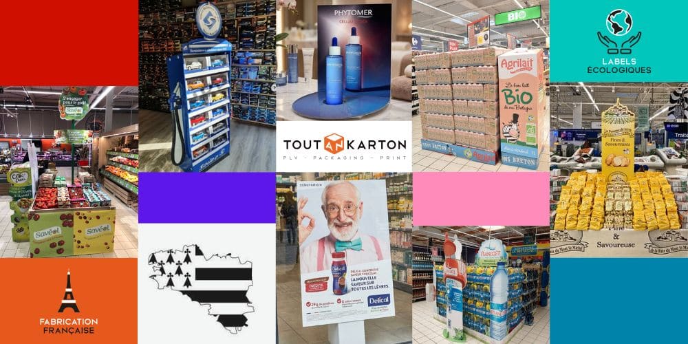 Fabricant PLV Bretagne, Rennes, Brest, Quimper, Vannes, Lorient, Saint-Brieuc