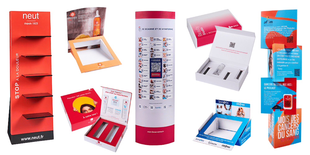 PLV beauté et santé - Packaging beauté et santé