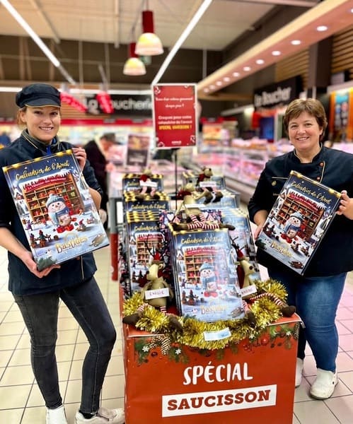 calendrier de l'avent saucissons supermarché