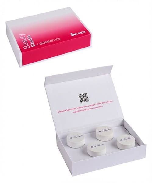 coffret aimanté échantillons chassis cosmétiques sur mesure