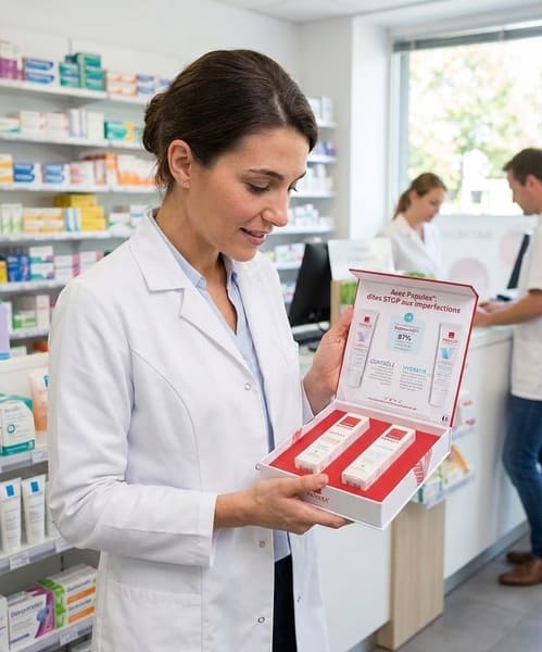coffret cosmétique promotionnel sell in pharmacie