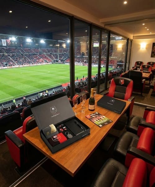 coffret de bienvenue loge stade football