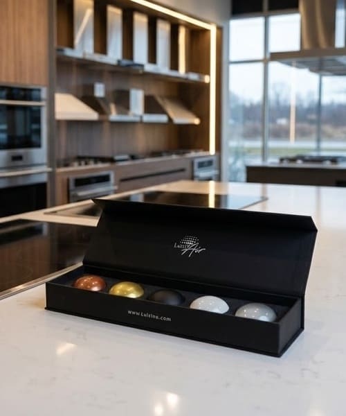 coffret présentoir nuancier échantillon céramique cusine