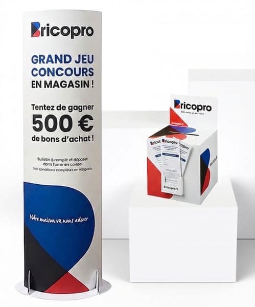 kit plv animation jeu concours magasin pro habitat bricolage