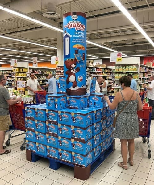 kit plv jeu concours théâtralisation alimentaire grande distribution