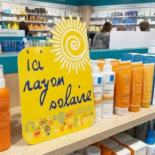 plv chevalet comptoir carton découpe silhouette