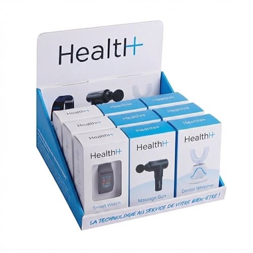 plv comptoir pav produits de santé beauté