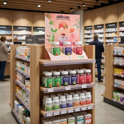 plv glorifieur comptoir santé naturelle pharmacie