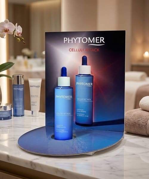 Glorifieur PLV de comptoir pour cosmétique institut de beauté