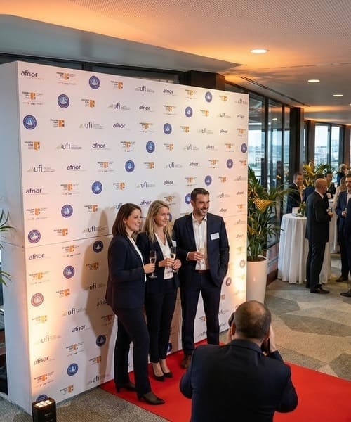 plv photocall carton géant evenementiel
