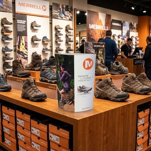 plv totem comptoir elliptique mode et sports