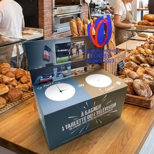 plv urne jeu concours boulangerie