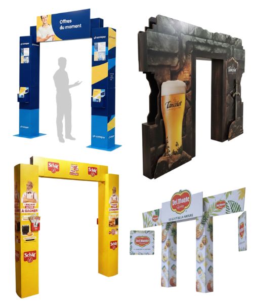 arche carton publicitaire sur mesure