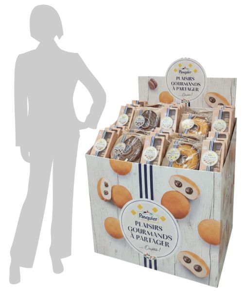 plv box carton demi palette personnalisable