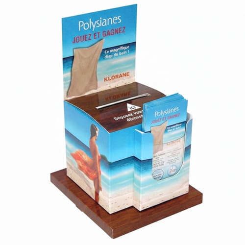 urne carton personnalisée pharmacie cosmétique solaire