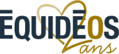 logo equideos 20 ans equideos 20ans dore bleu 1